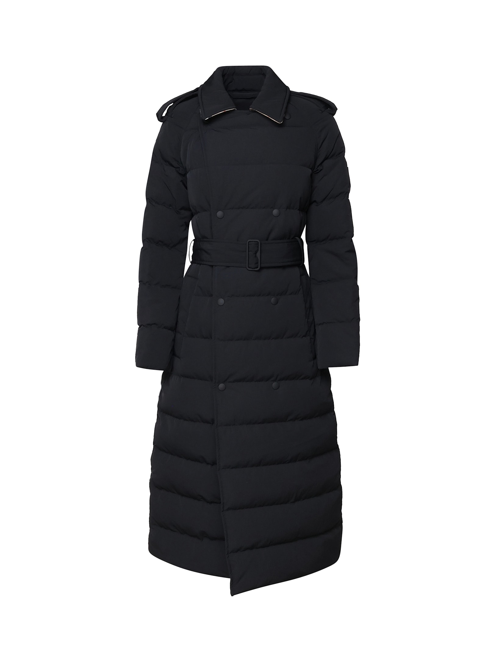 Shop Burberry Quilted Jacket In Black