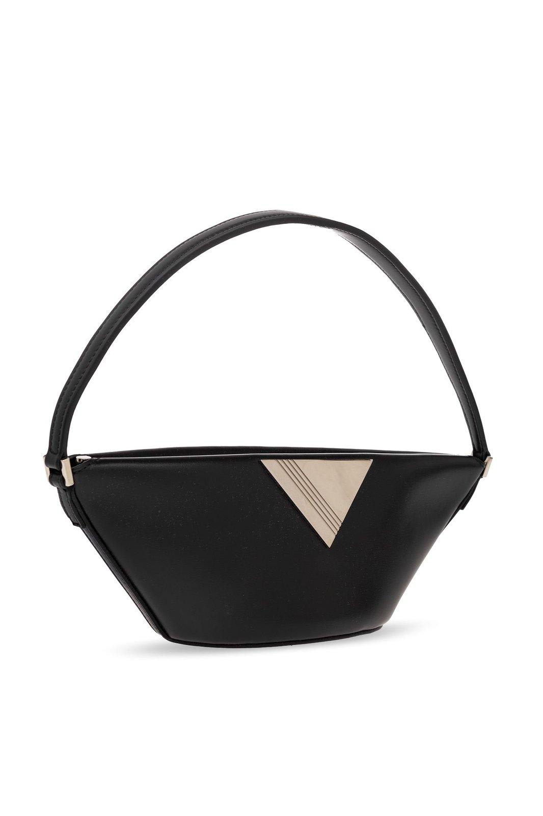 Shop Attico Piccola Shoulder Bag In Black
