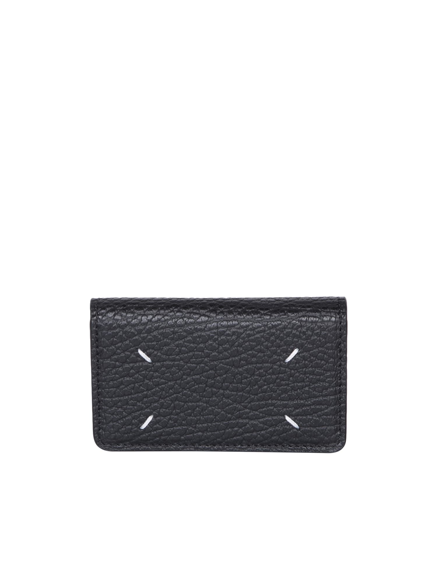 Maison Margiela Card Holder Slim 2 In Black