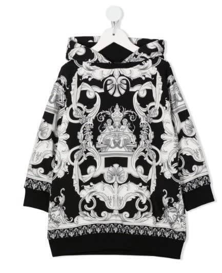 Versace Hooded Sweatshirt With Print