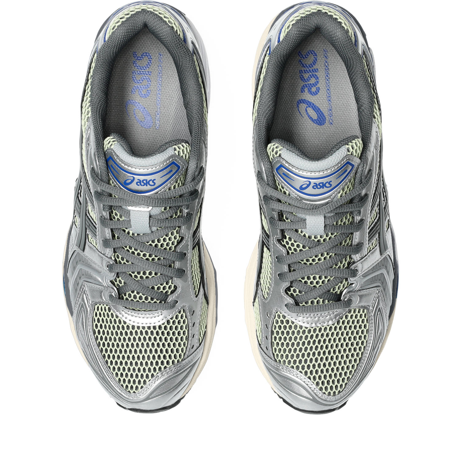 Asics Casual Sneakers With Mesh Upper And Rubber Outsole In Gray