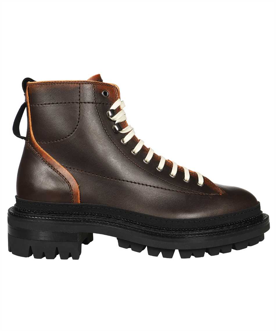 Dsquared2 George Leather Combat Boots