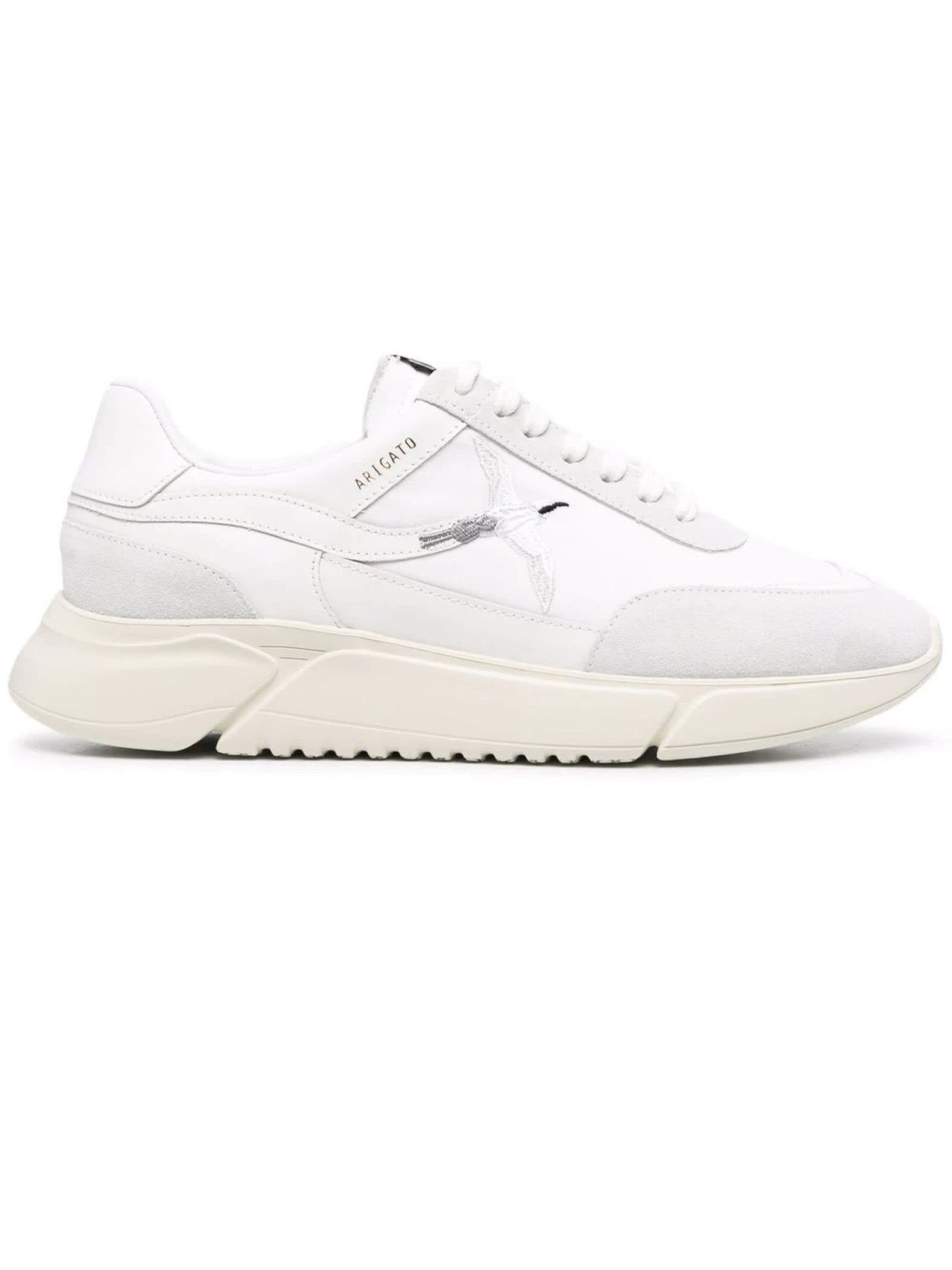 Axel Arigato White Leather Genesis Sneakers In Bianco | ModeSens