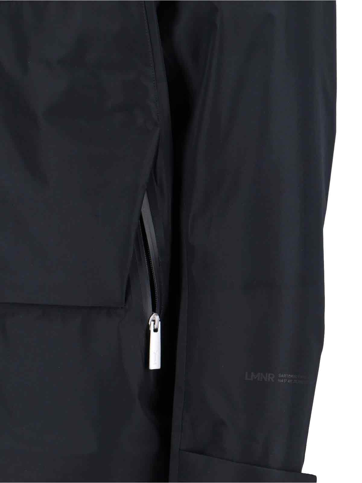 Herno Laminar Reversible Short Parka In Blue