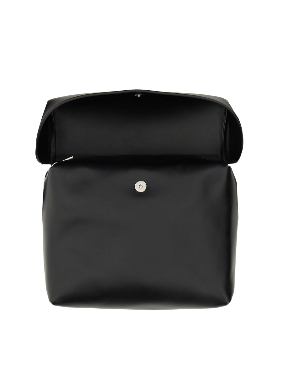 Shop Jil Sander Lid Bag In Black