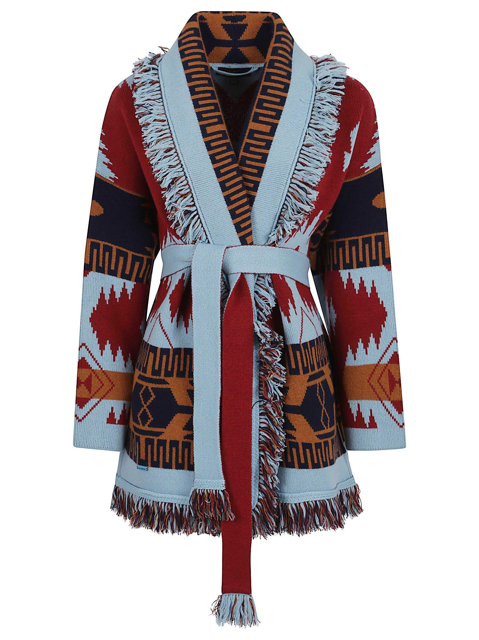 Alanui Women's Icon Jacquard Knit Cardigan | Size Medium | Lwhb064r25kni004 Color 2840 In Multi