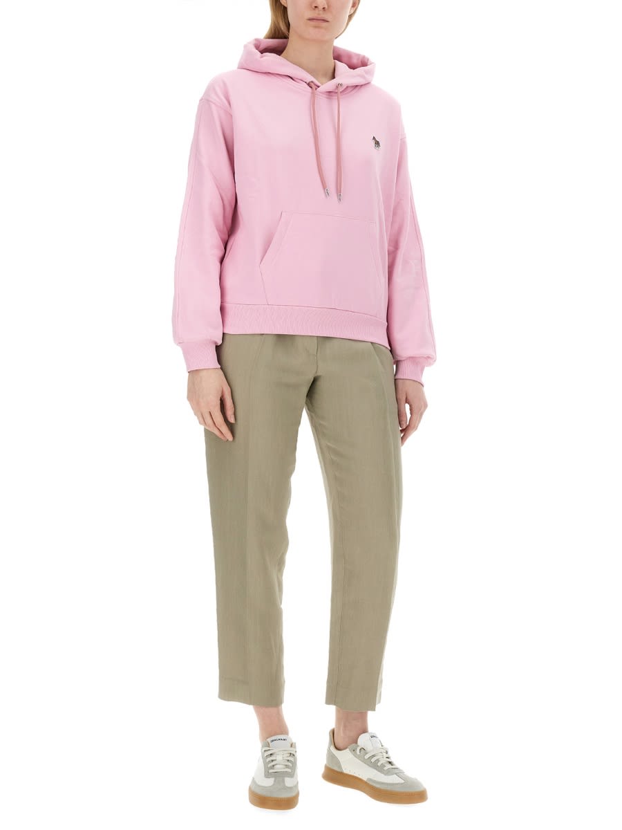 Shop Ps By Paul Smith Sweatshirt With Logo In Pink