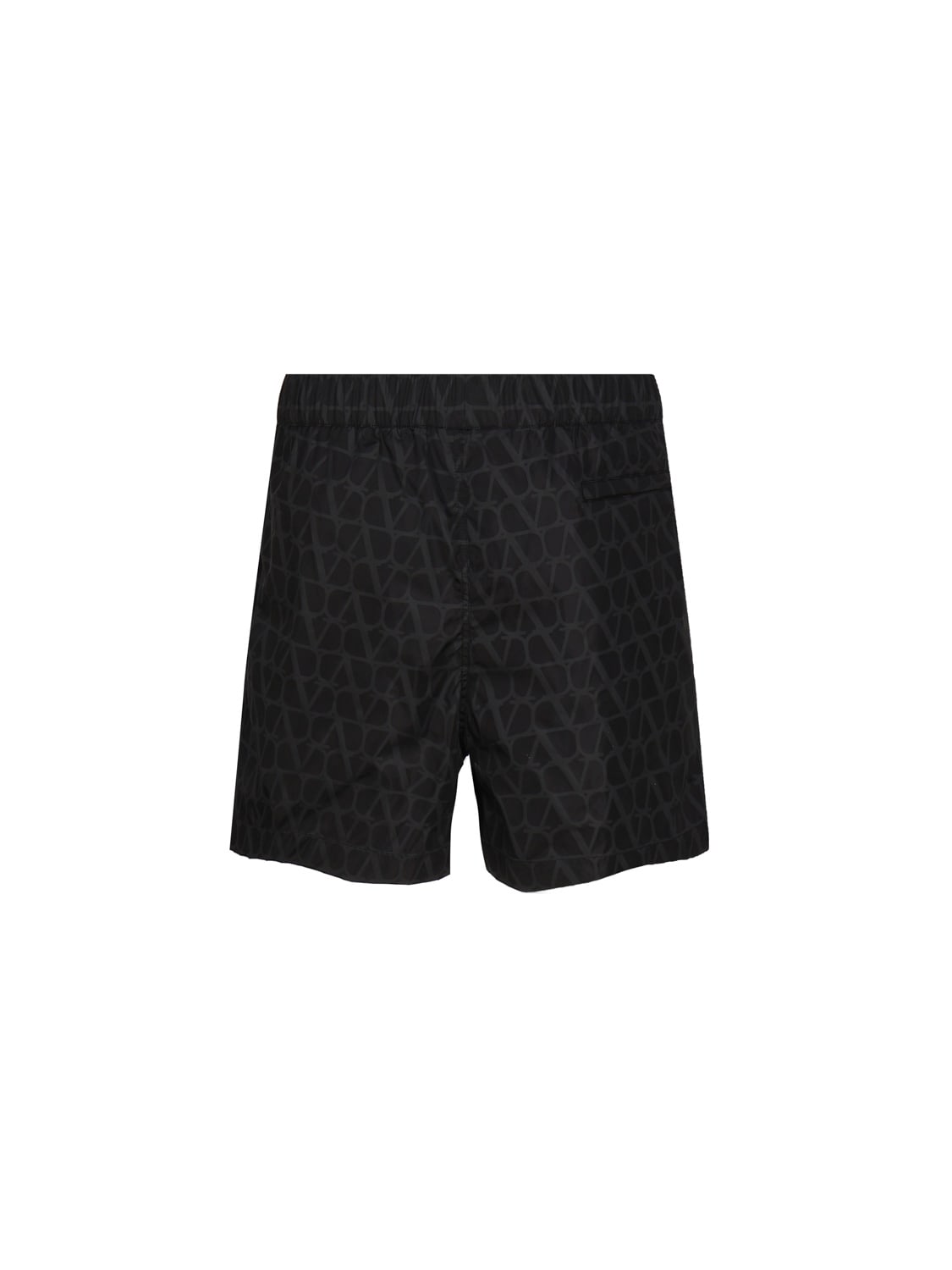 Shop Valentino Nylon Swimsuit With All-over Toile Iconographe Print In Black