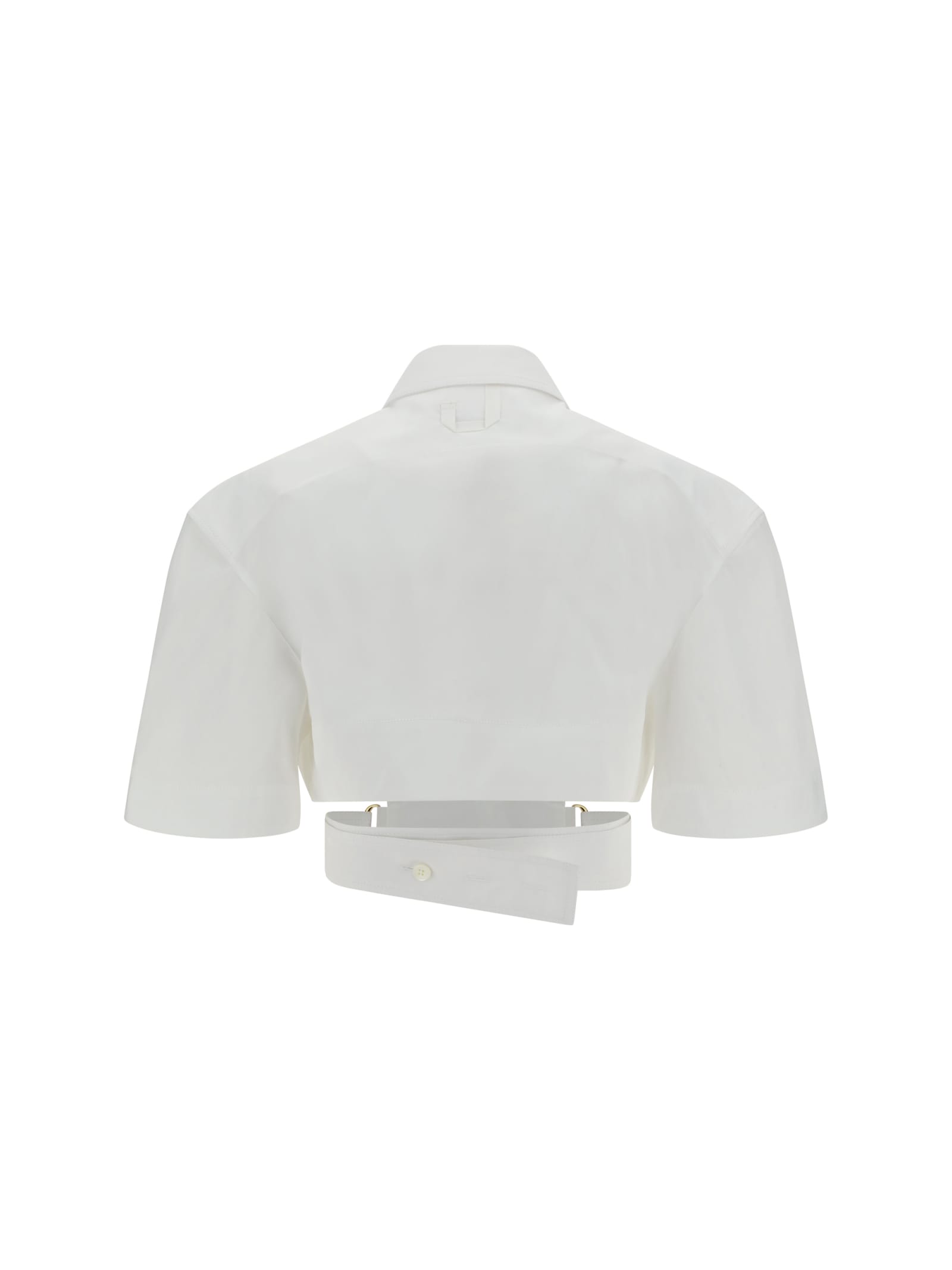 Shop Jacquemus Bari Shirt In White