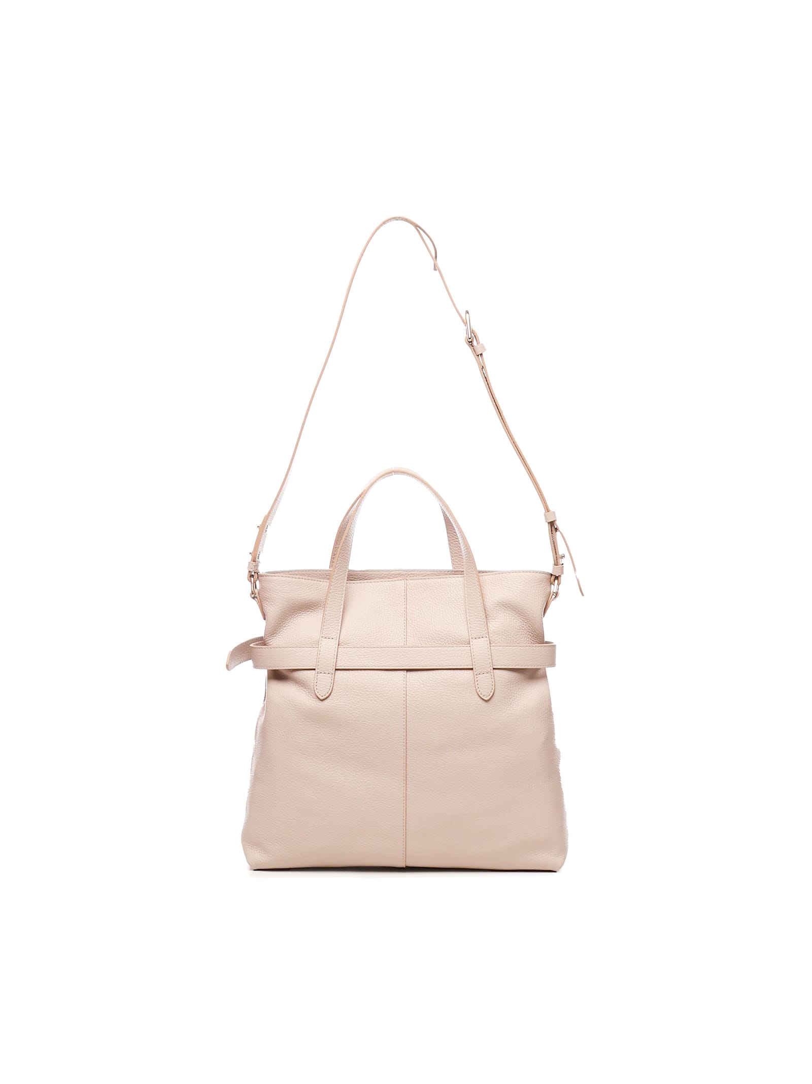 Shop Coccinelle Bucket Bag With Buckle In Pink
