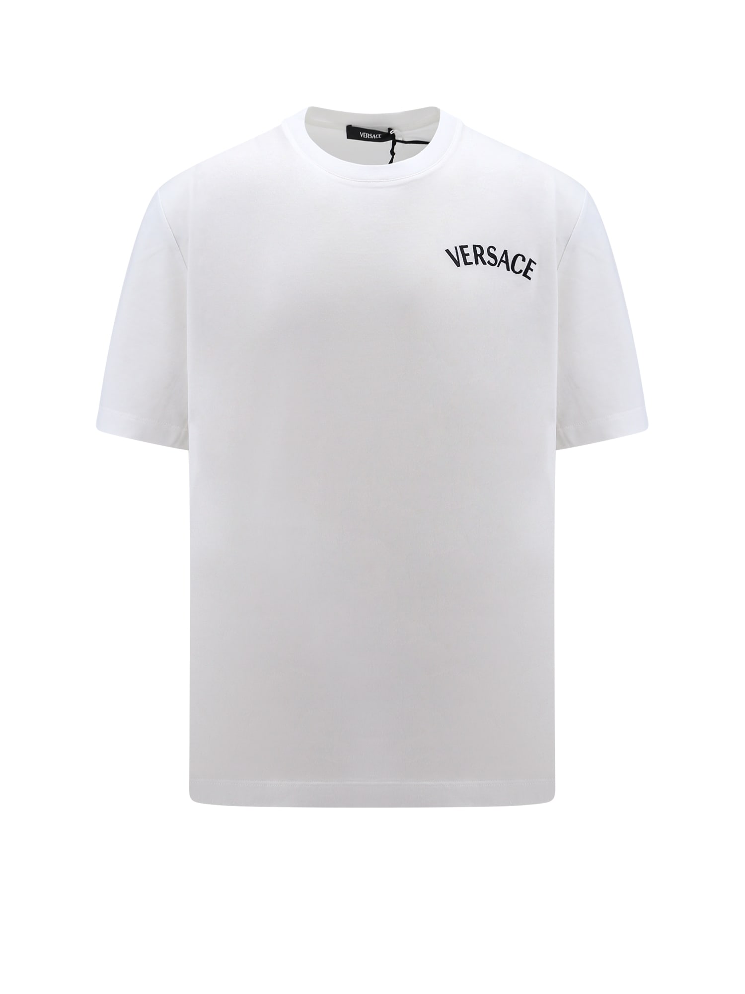 Shop Versace T-shirt In Bianco