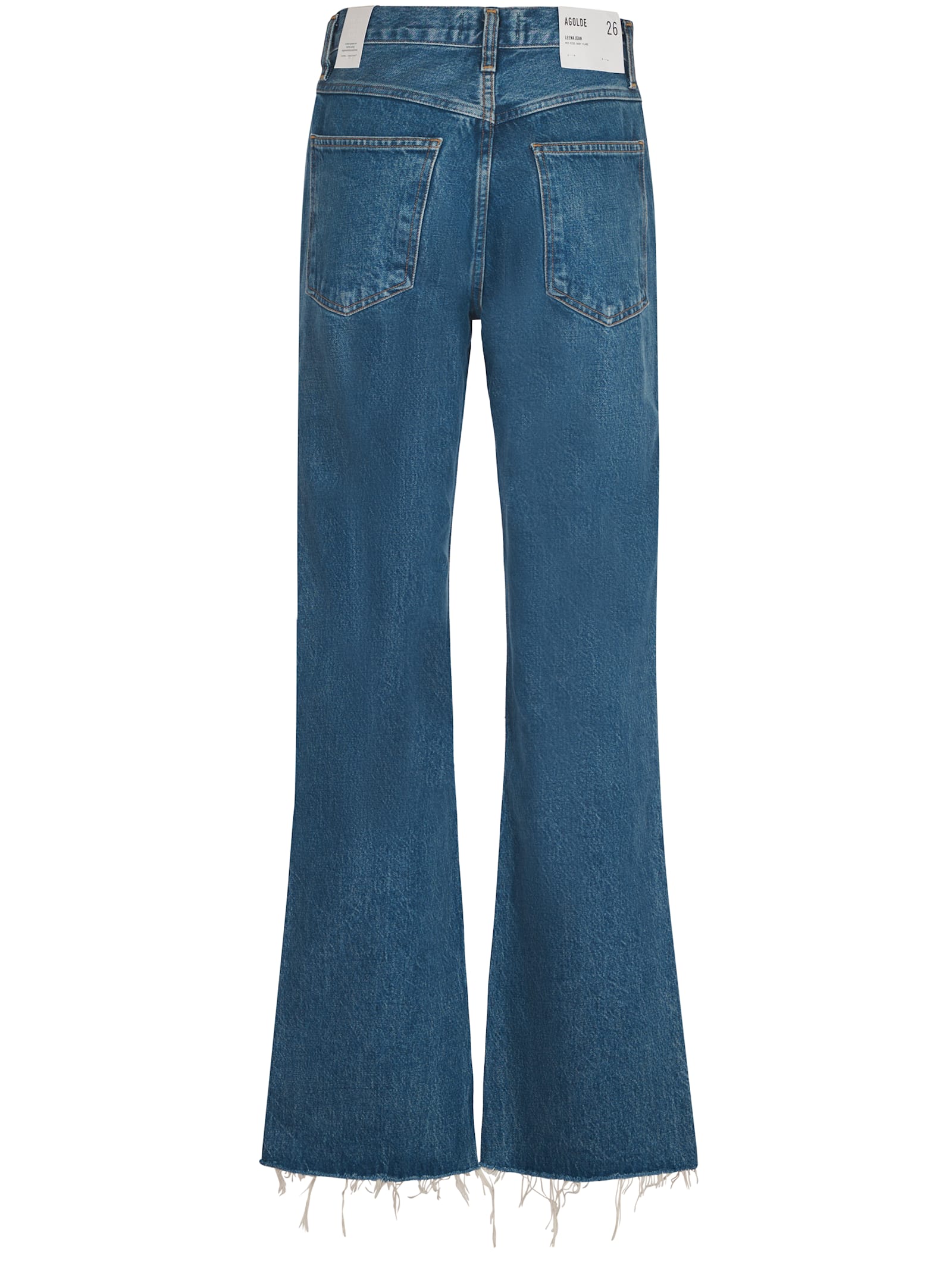 Agolde Flared Leg Jeans In Blue