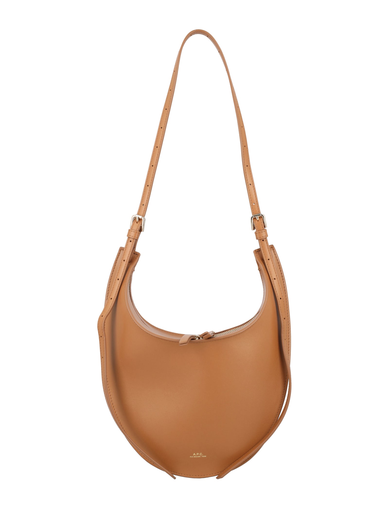 Shop Apc Iris Small Bag In Caramel