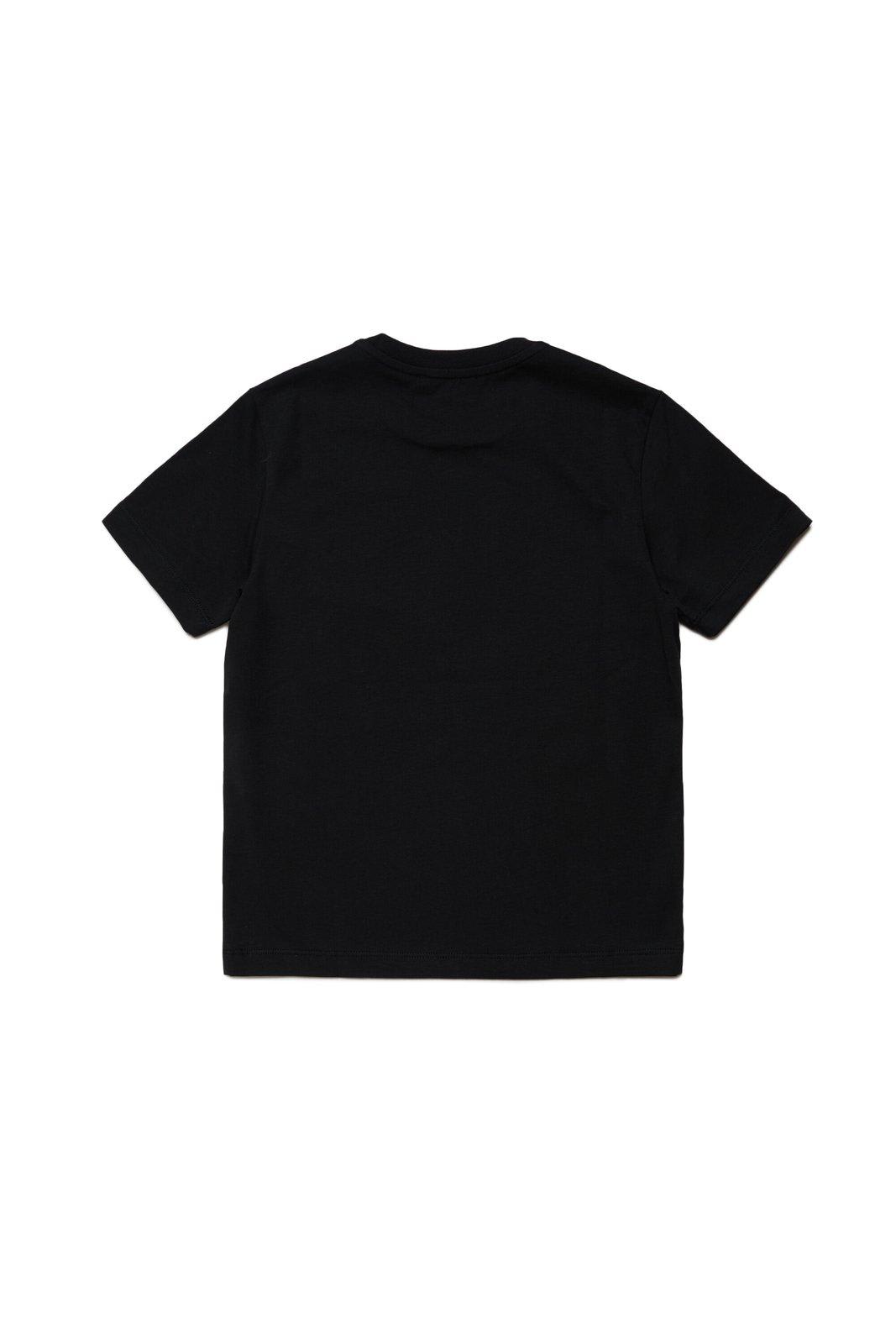 Shop Dsquared2 Graphic-printed Crewneck T-shirt In Black