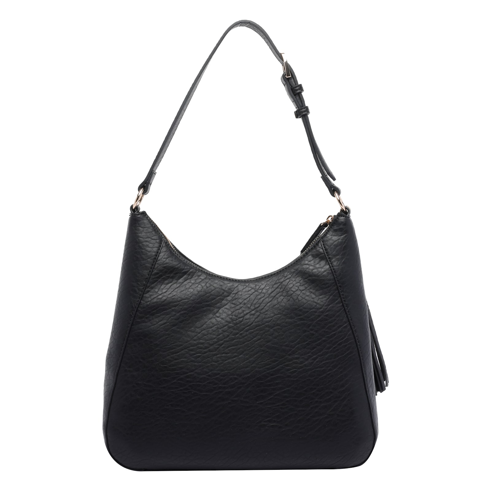 Liu •jo Versatile Shoulder Bag Tassel Detail In Black