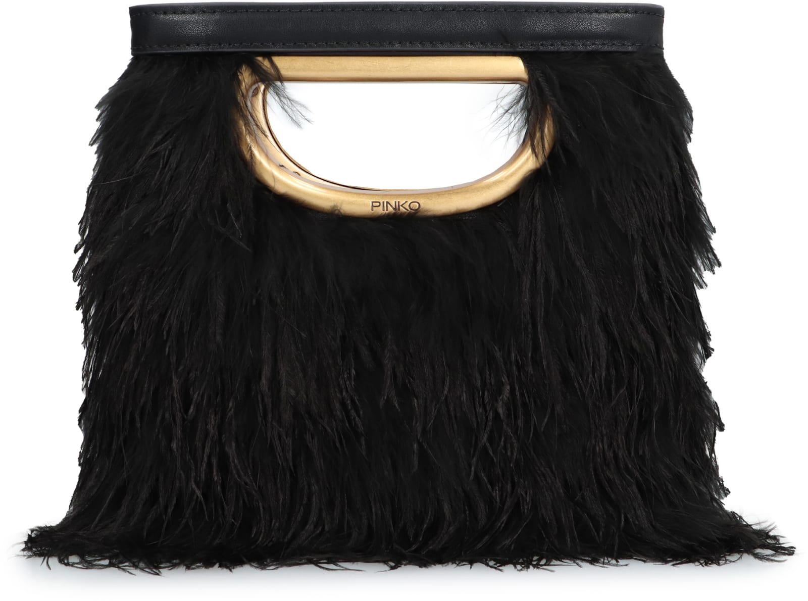 Shop Pinko Square Mini Pochette In Black