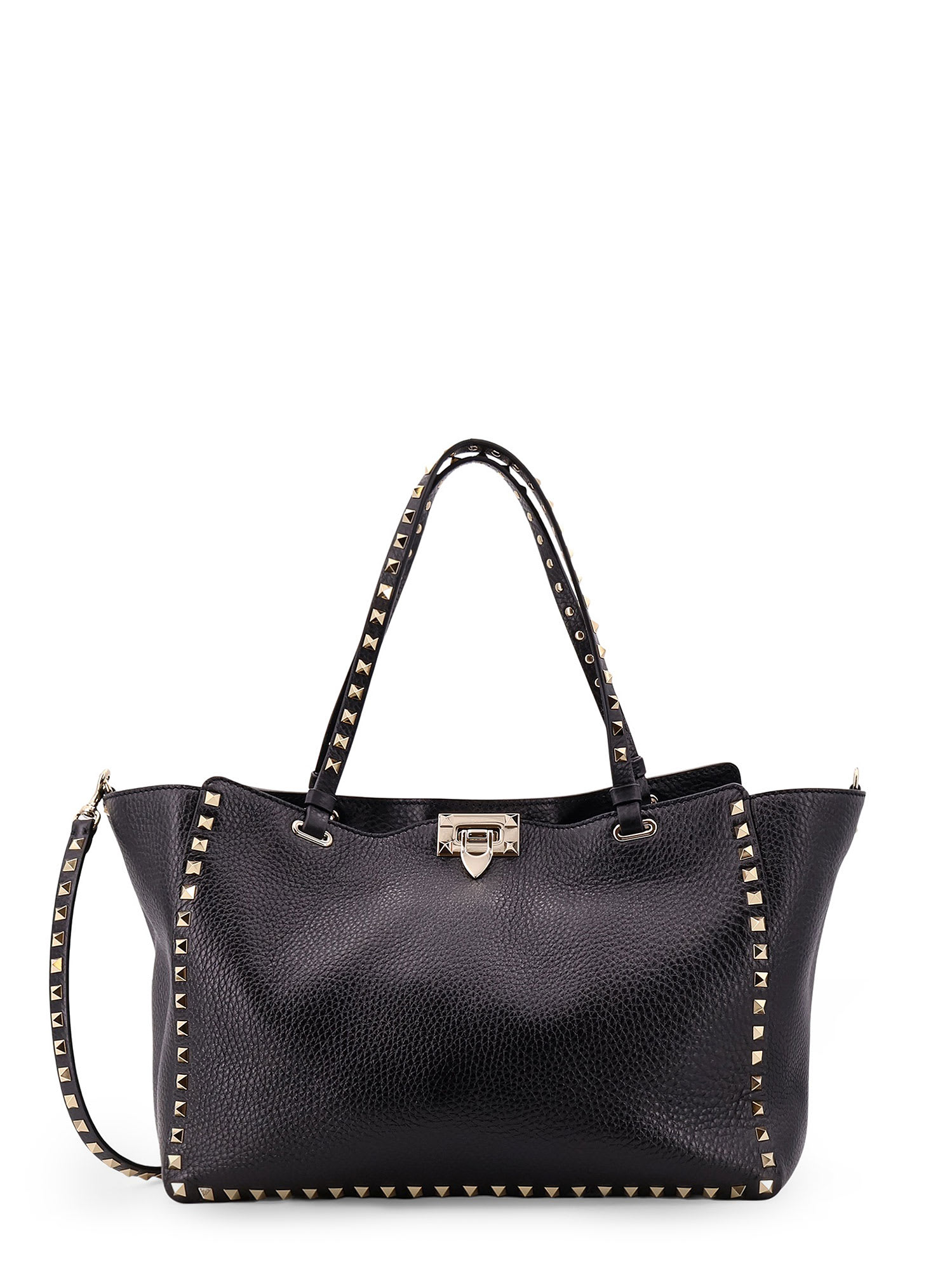 Shop Valentino Shoulder Bag In Black