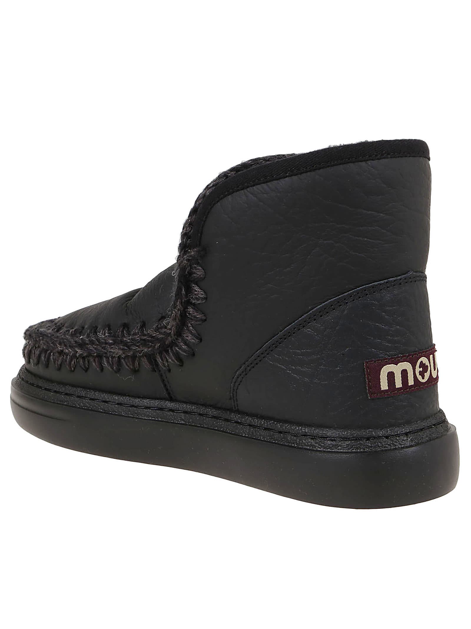 Shop Mou Eskimo Sneaker Bold  In Black