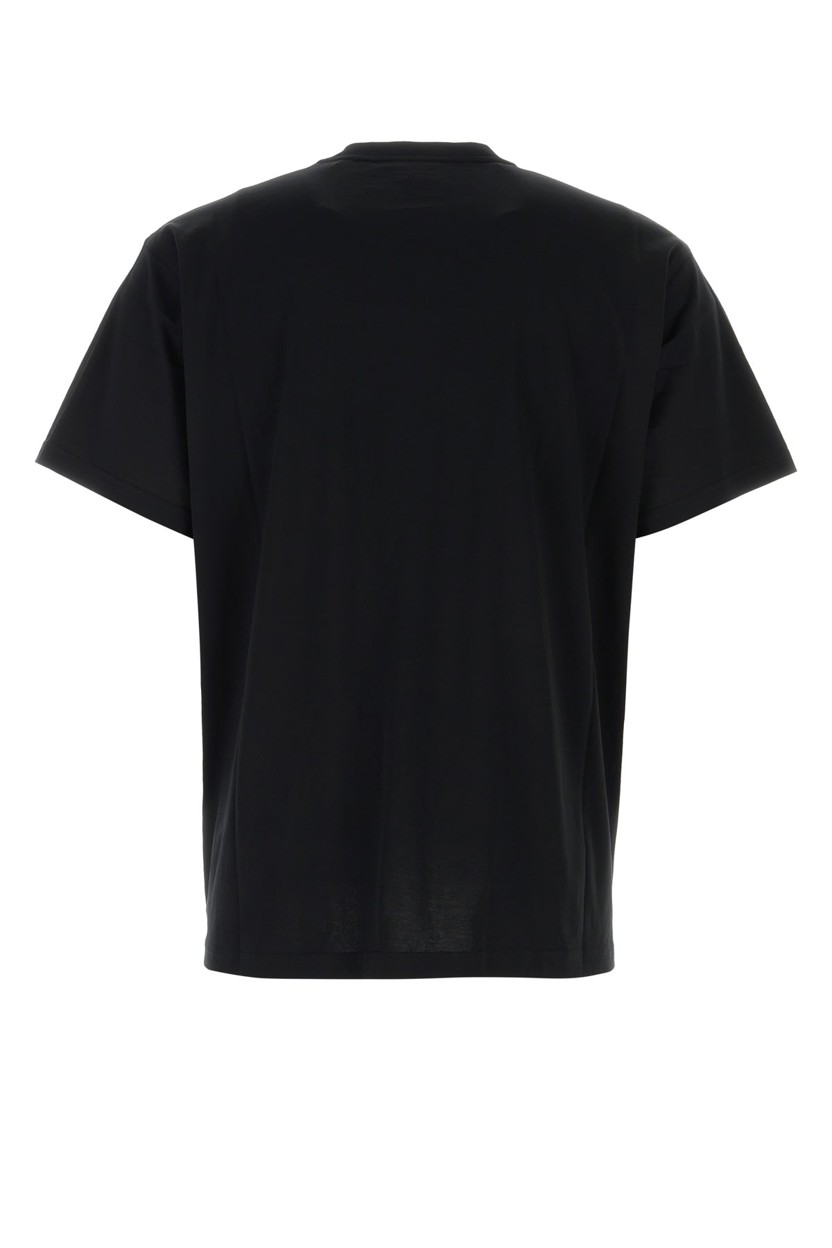 Shop Burberry Black Cotton T-shirt