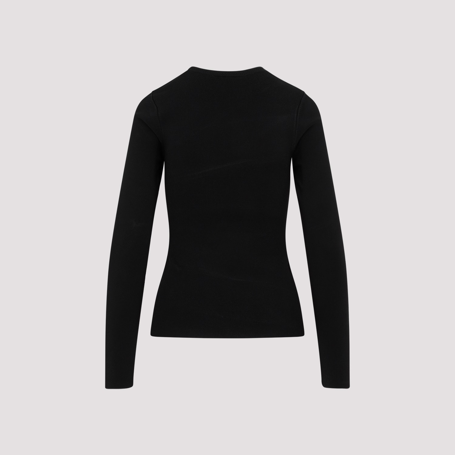 Shop Victoria Beckham Asymmetric Cut Out Top In Black