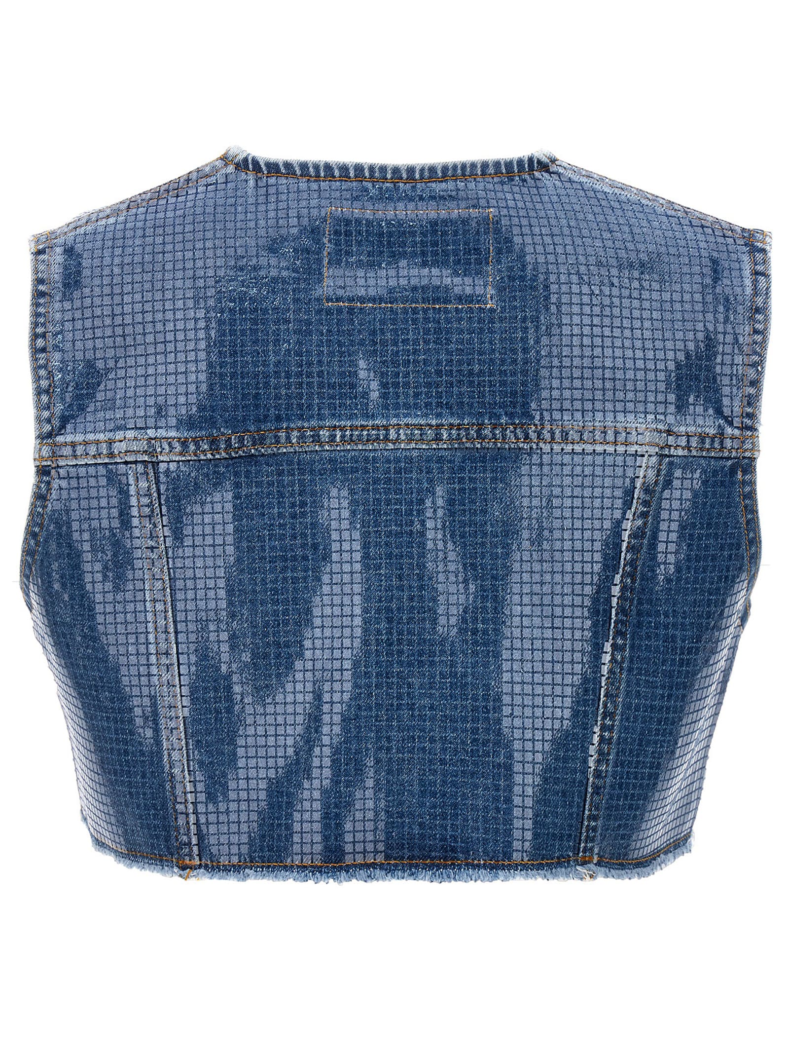 Shop Philosophy Di Lorenzo Serafini Sequin Vest Top In Blue
