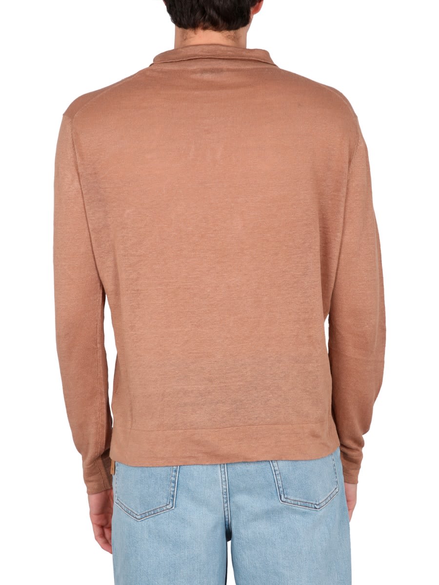 Ballantyne Regular Fit Polo Shirt In Beige