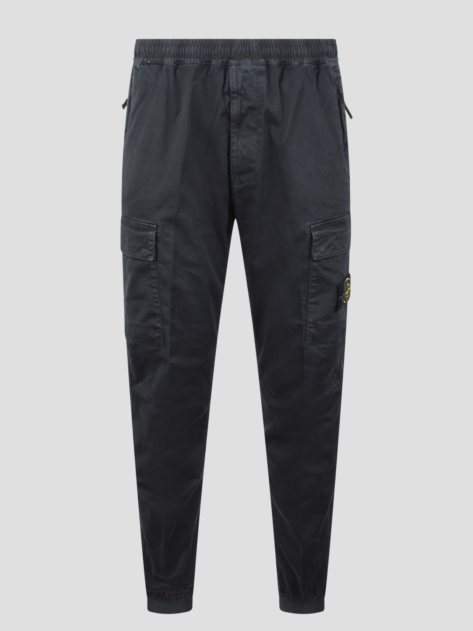 STONE ISLAND ELASTIC WAIST CARGO TROUSER 