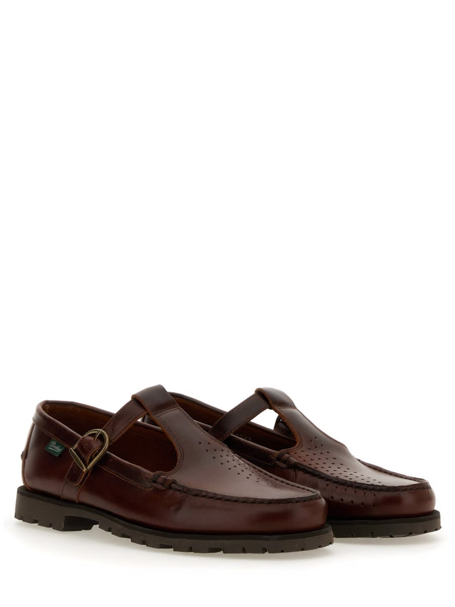 Shop Paraboot Babord Loafer In Brown