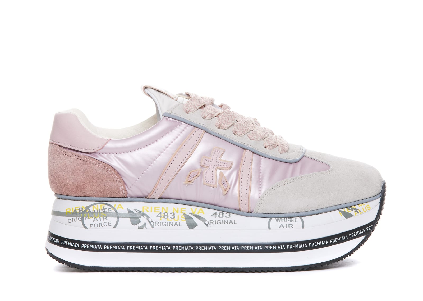 Shop Premiata Beth Sneakers In Pink