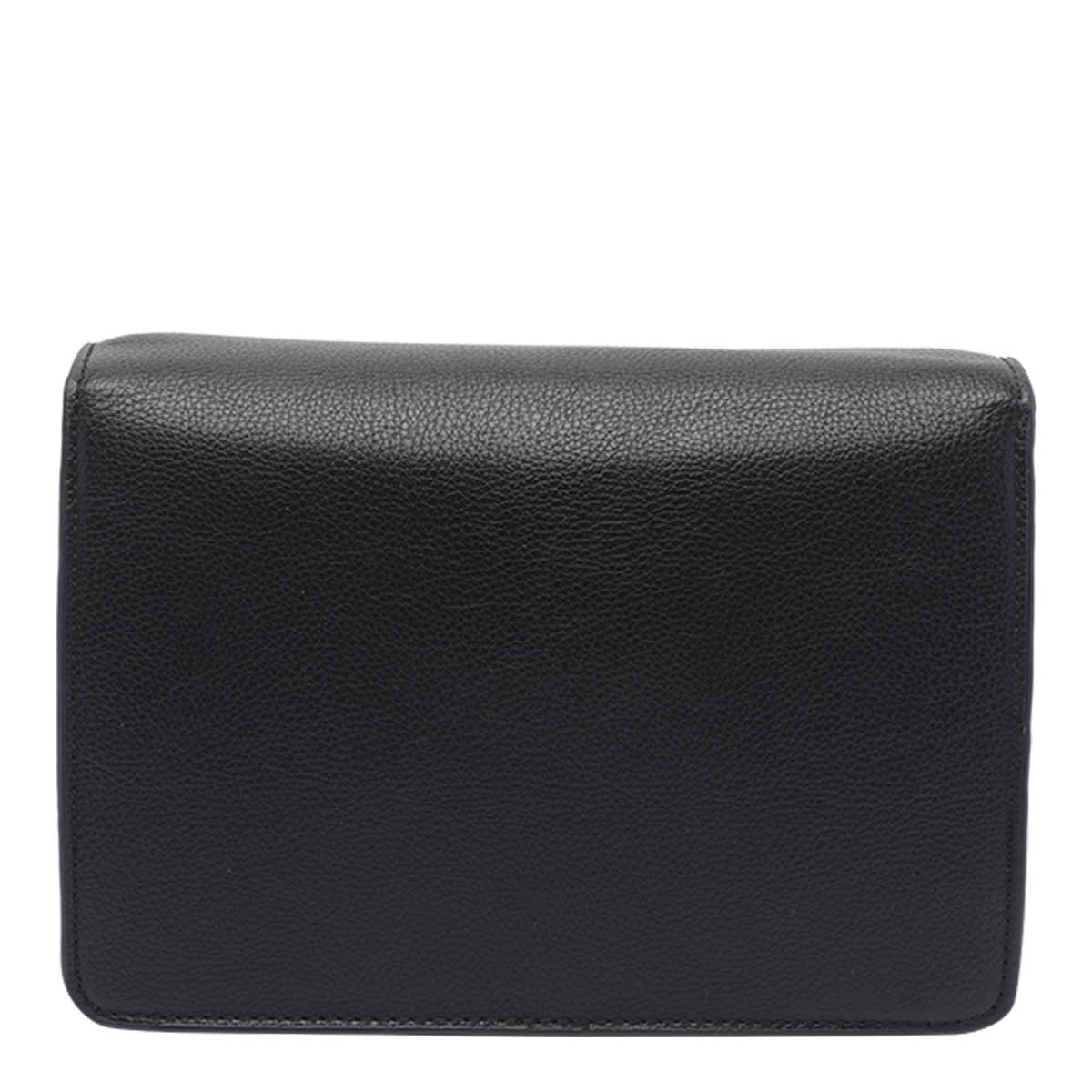 Liu •jo Crossbody Bag With Removable Chain Strap In Black