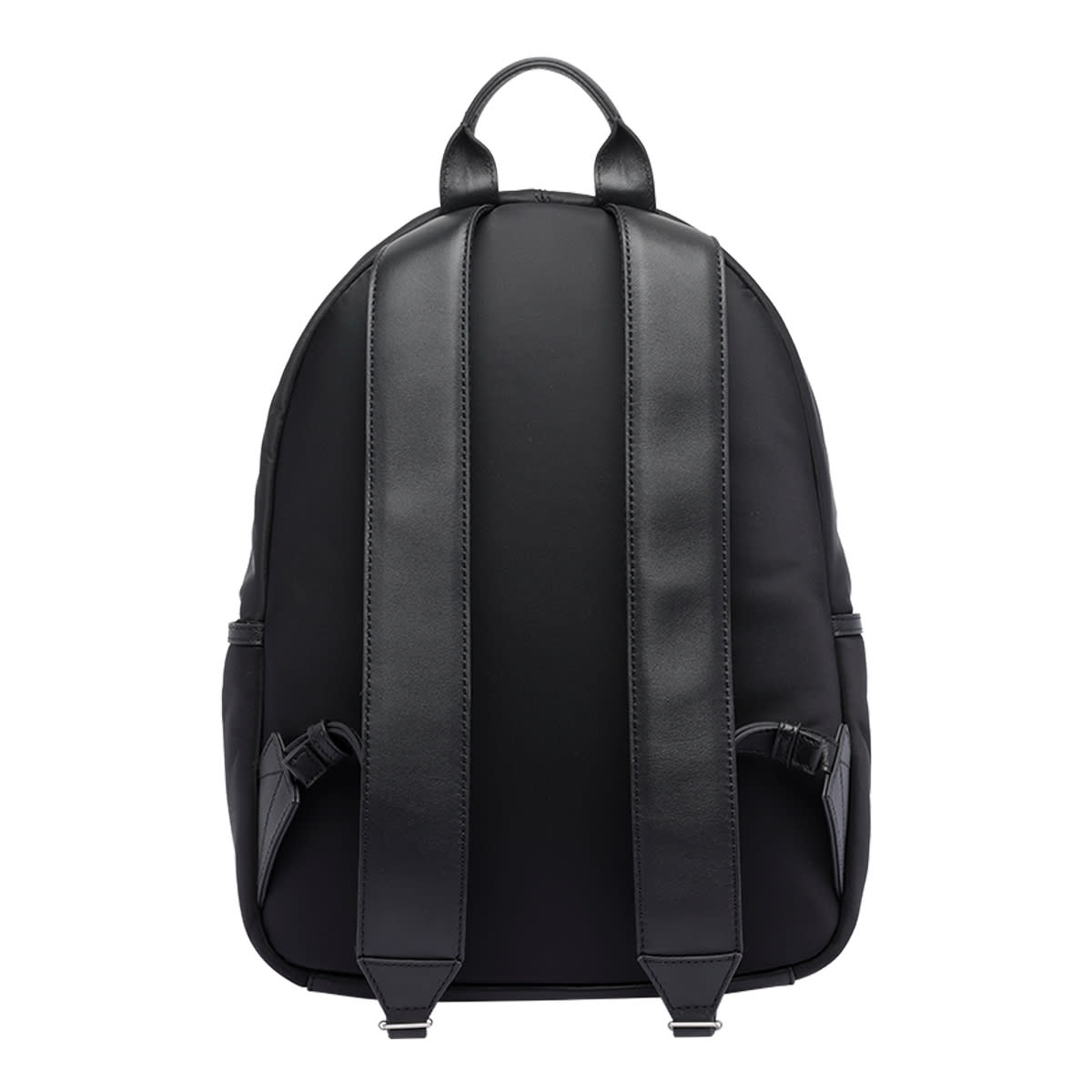 Ami Alexandre Mattiussi Ami Backpack Bag In Smooth Black Polyamide In Black