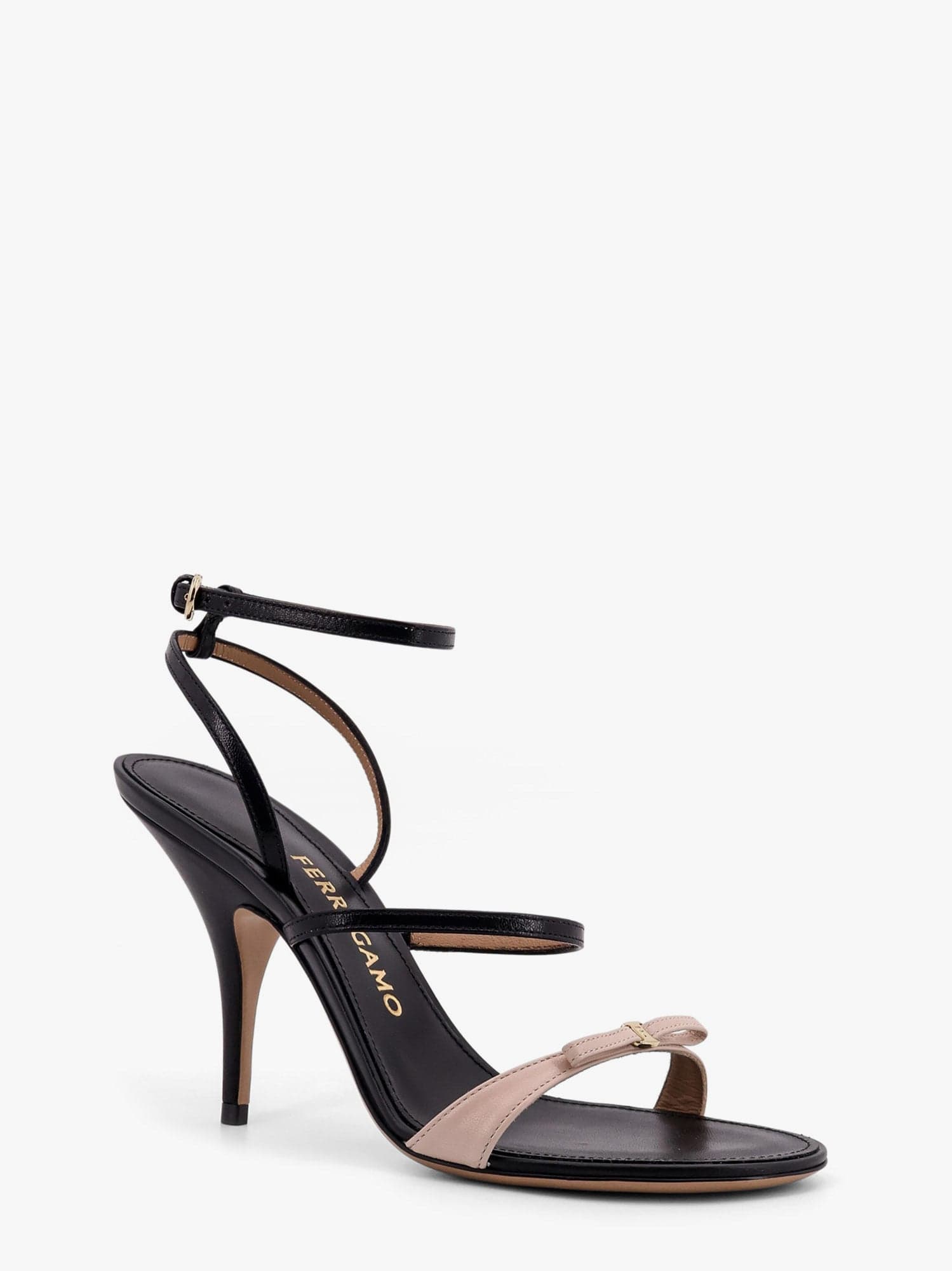 Ferragamo Ariel 95 Buckle Detail Stiletto Heels In Black