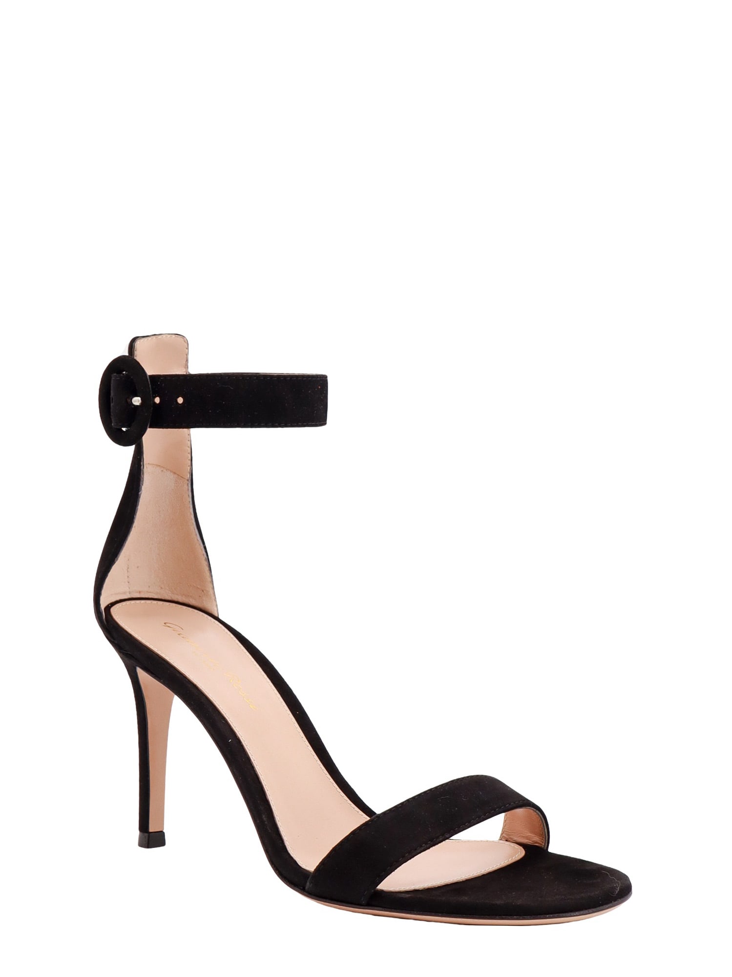 Shop Gianvito Rossi Portofino Sandals In Black