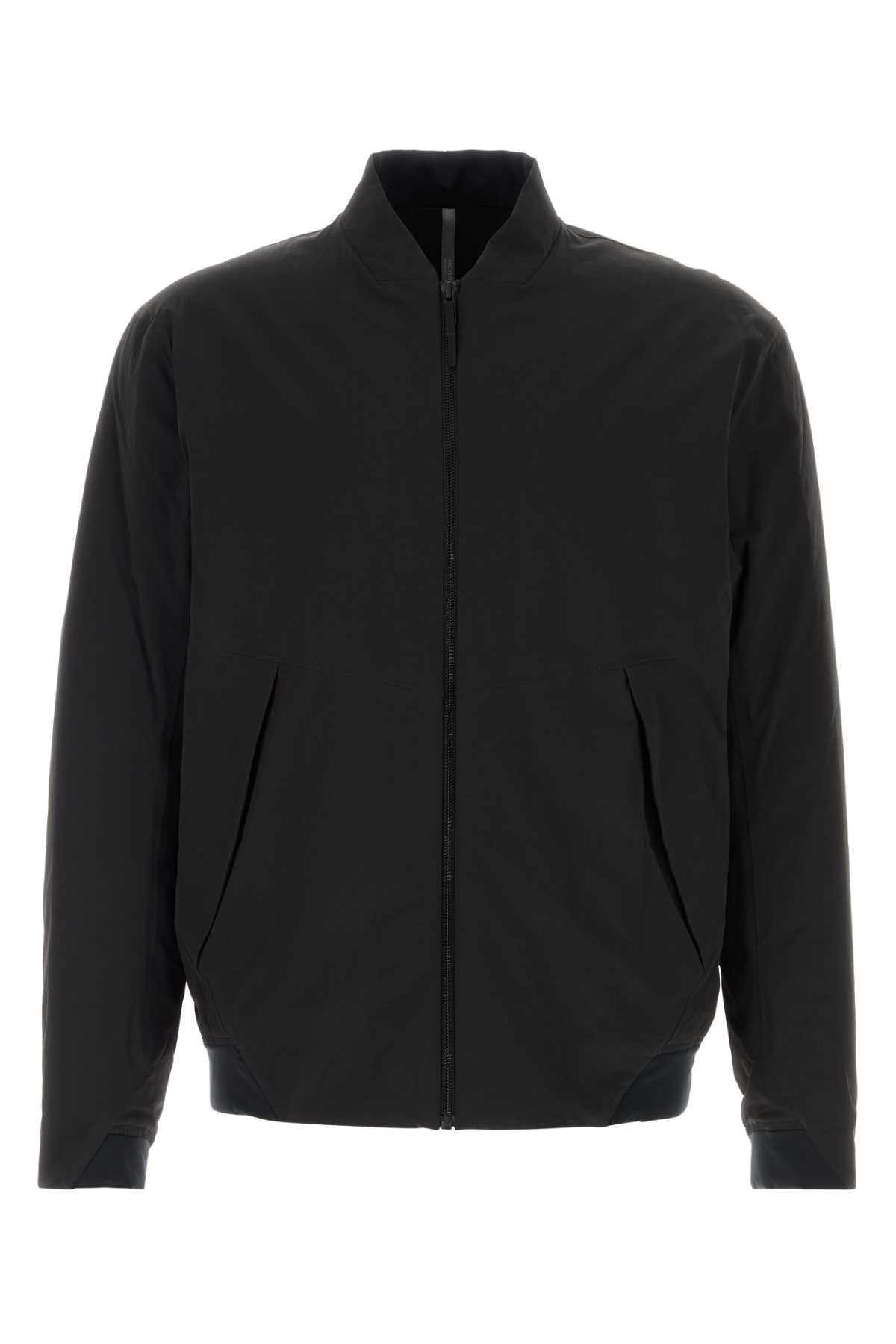 Arc'teryx Black Stretch Nylon Diode Bomber Jacket In Black