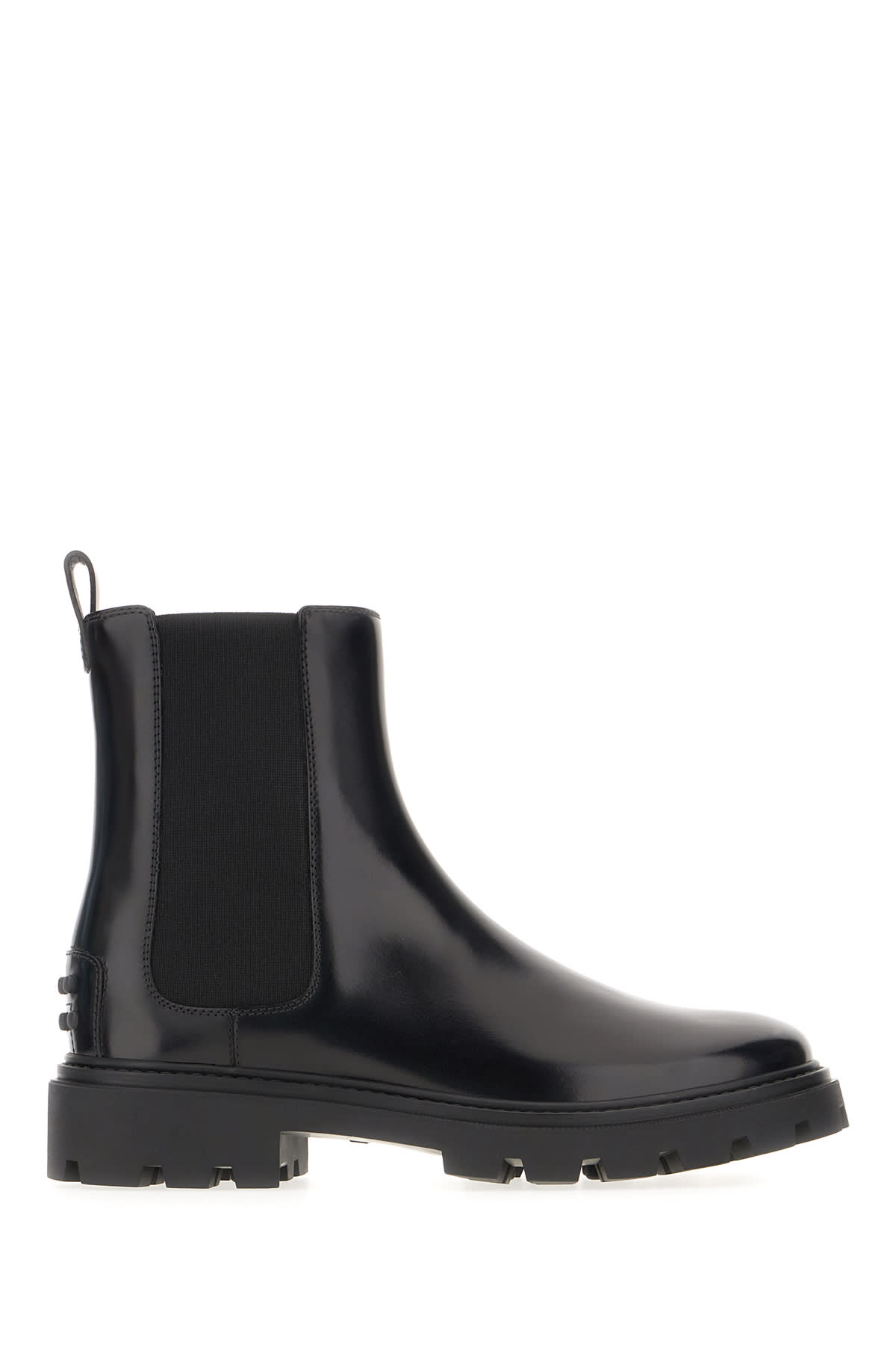 Tod's Black Leather Ankle Boots