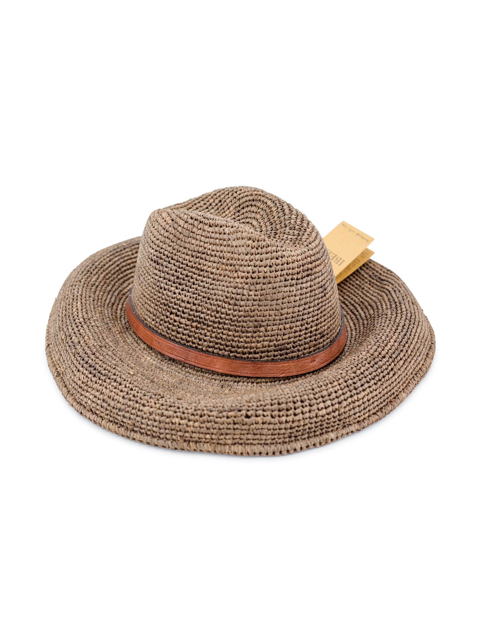 Shop Ibeliv Safari Woven Straw Hat In Tea