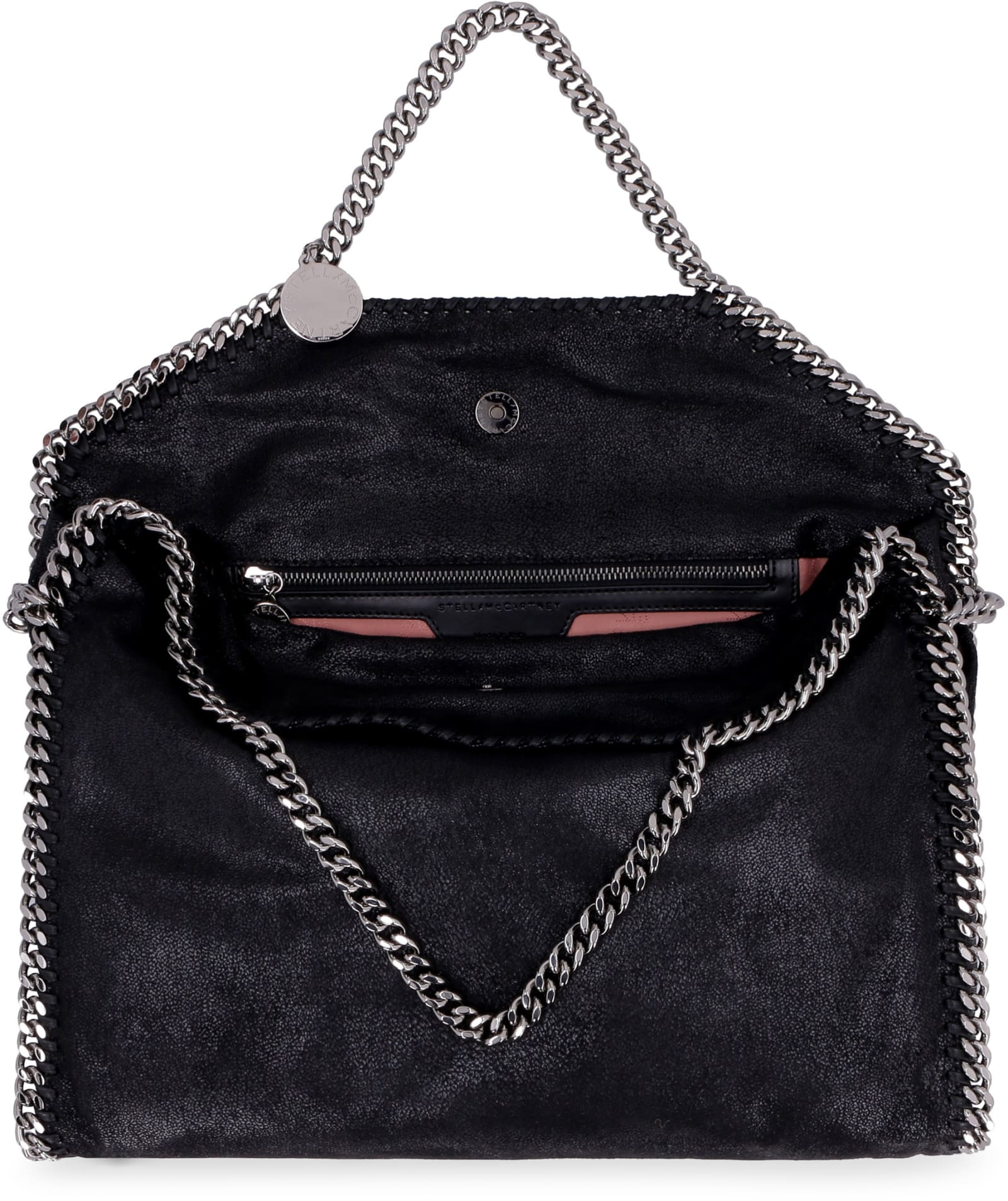 Shop Stella Mccartney Falabella Tote Bag In Black