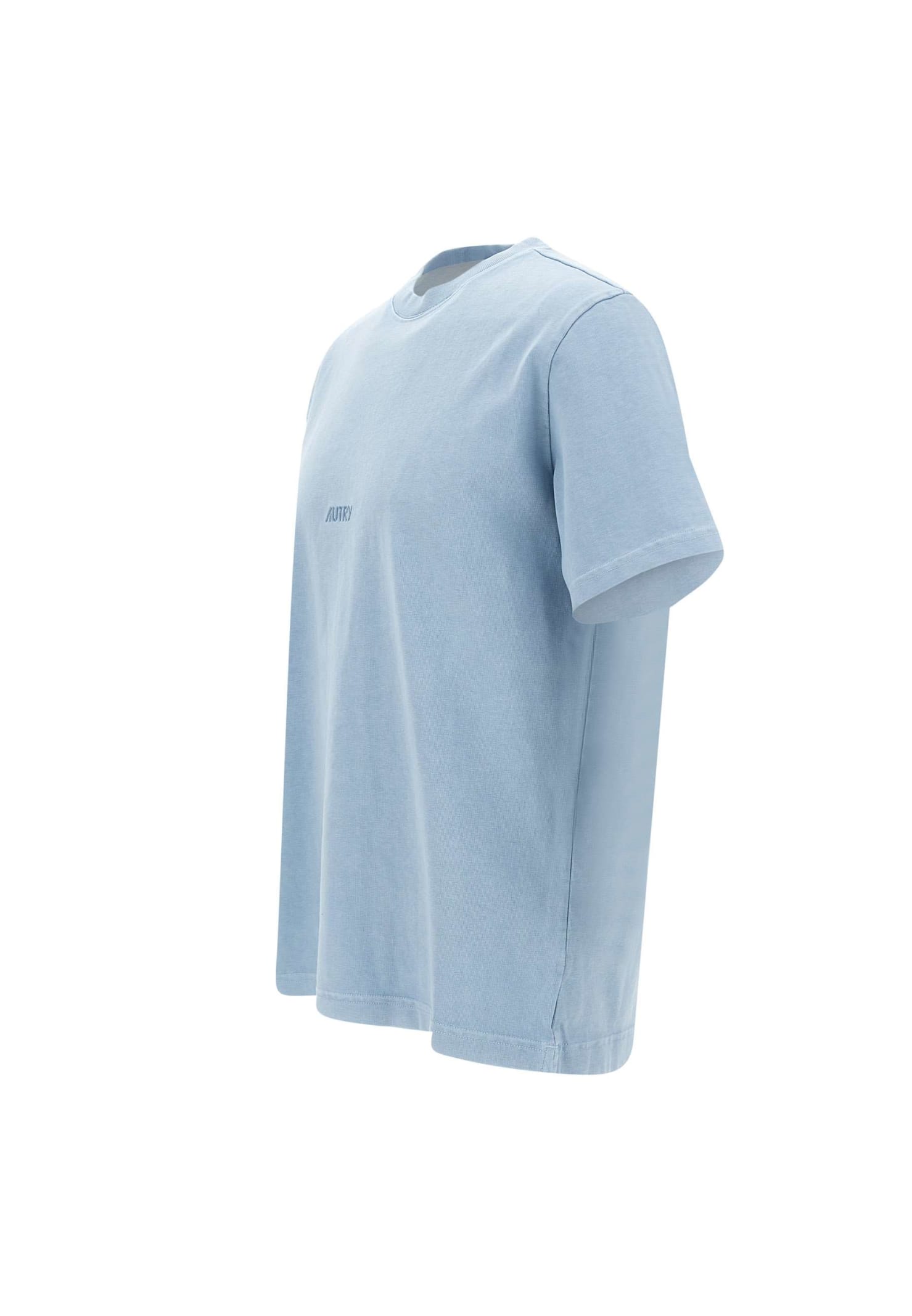 Shop Autry Main Man Apparel Cotton T-shirt In Blue