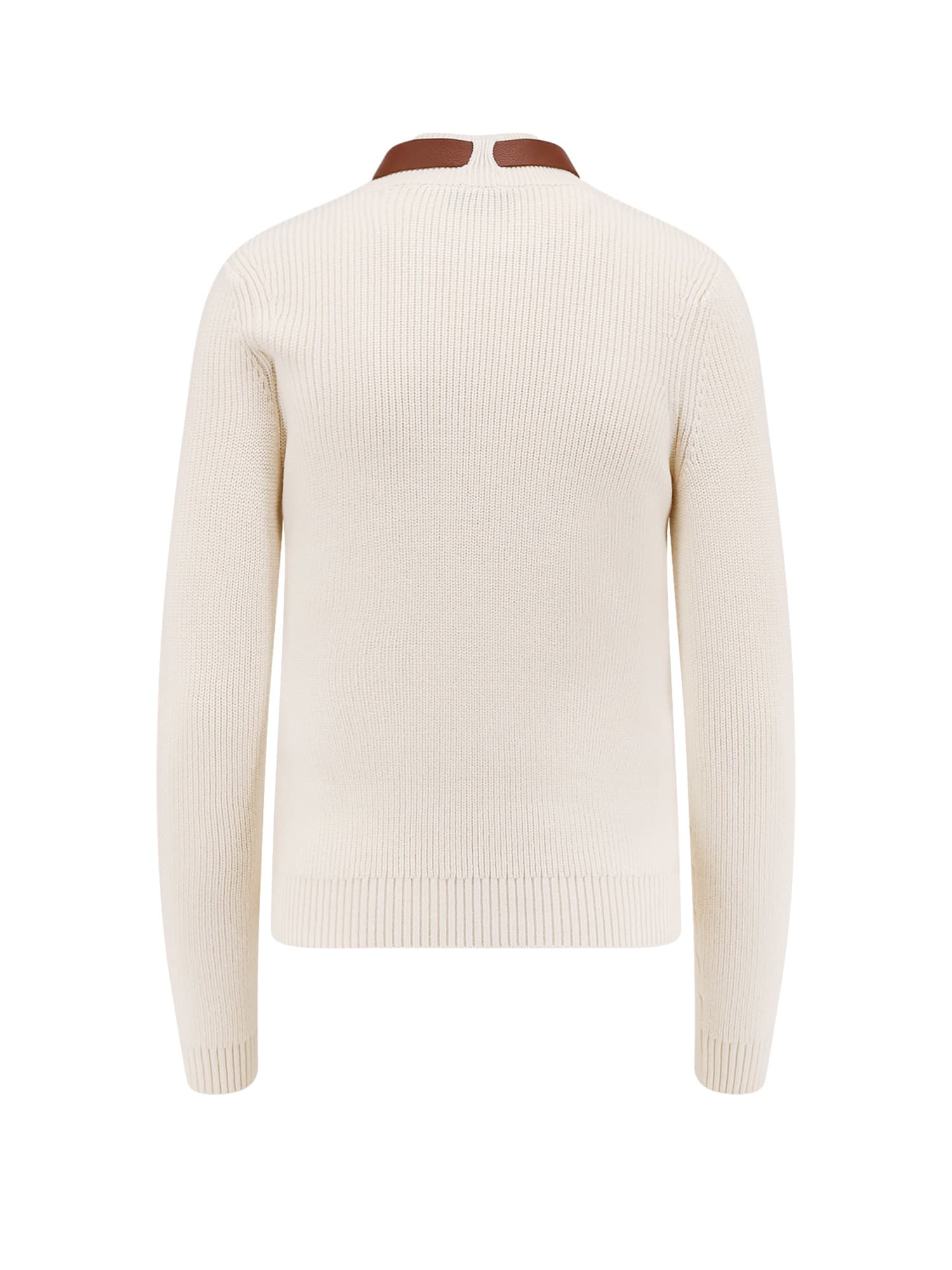 Elisabetta Franchi Wool Blend Sweater In White