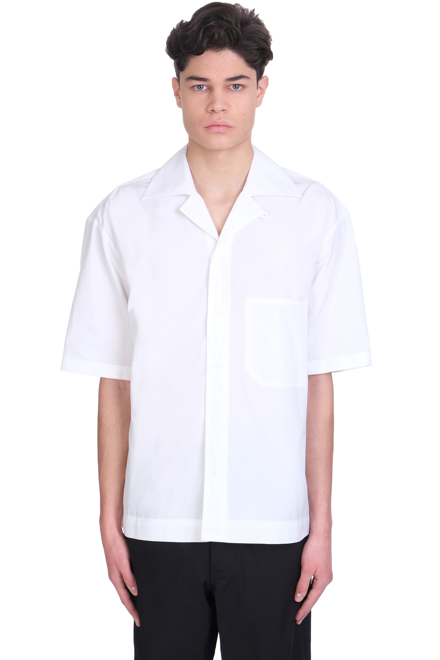 44 Label Group Lyse Shirt In White Cotton