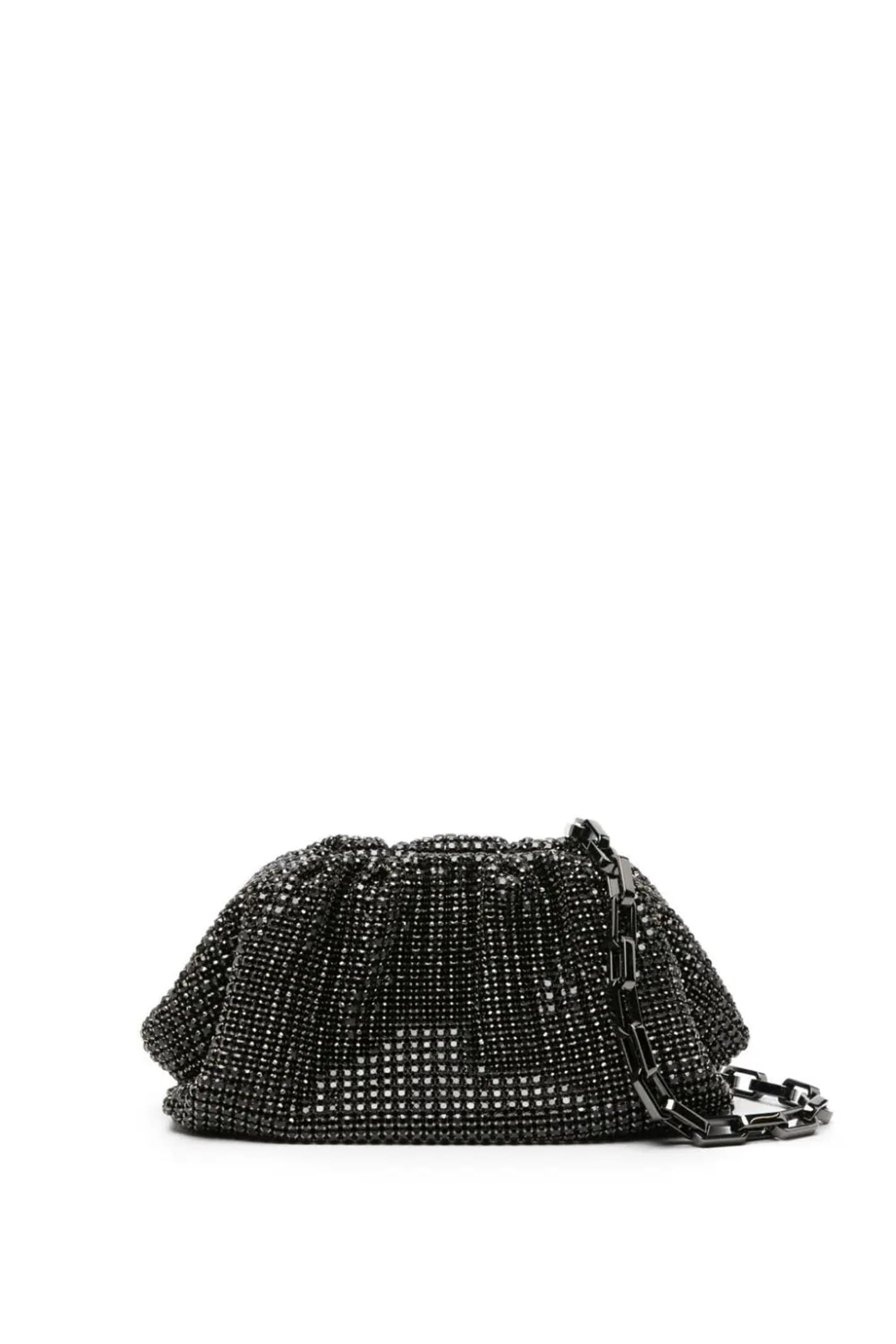 Shop Self-portrait Handbag In Black