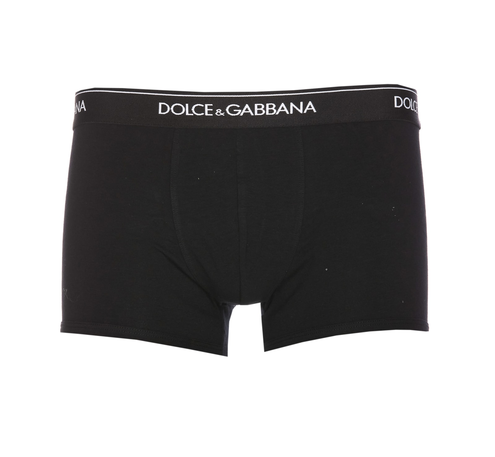 Shop Dolce & Gabbana Logo Bipack Oxer In Nero