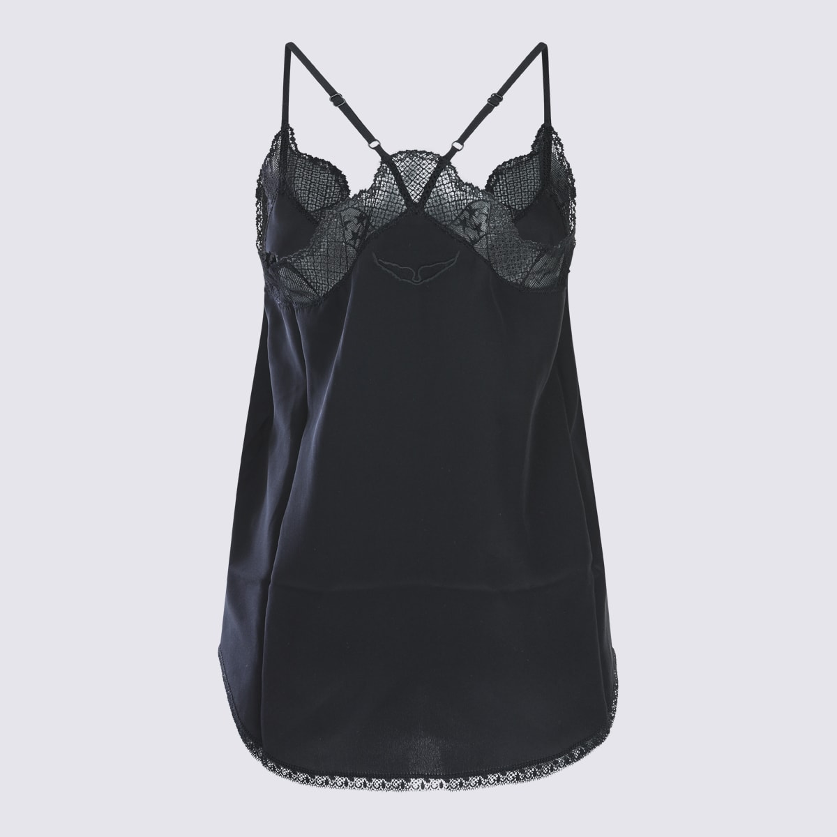 Zadig & Voltaire Zadig&voltaire Christy Cdc Perm Clothing In Black