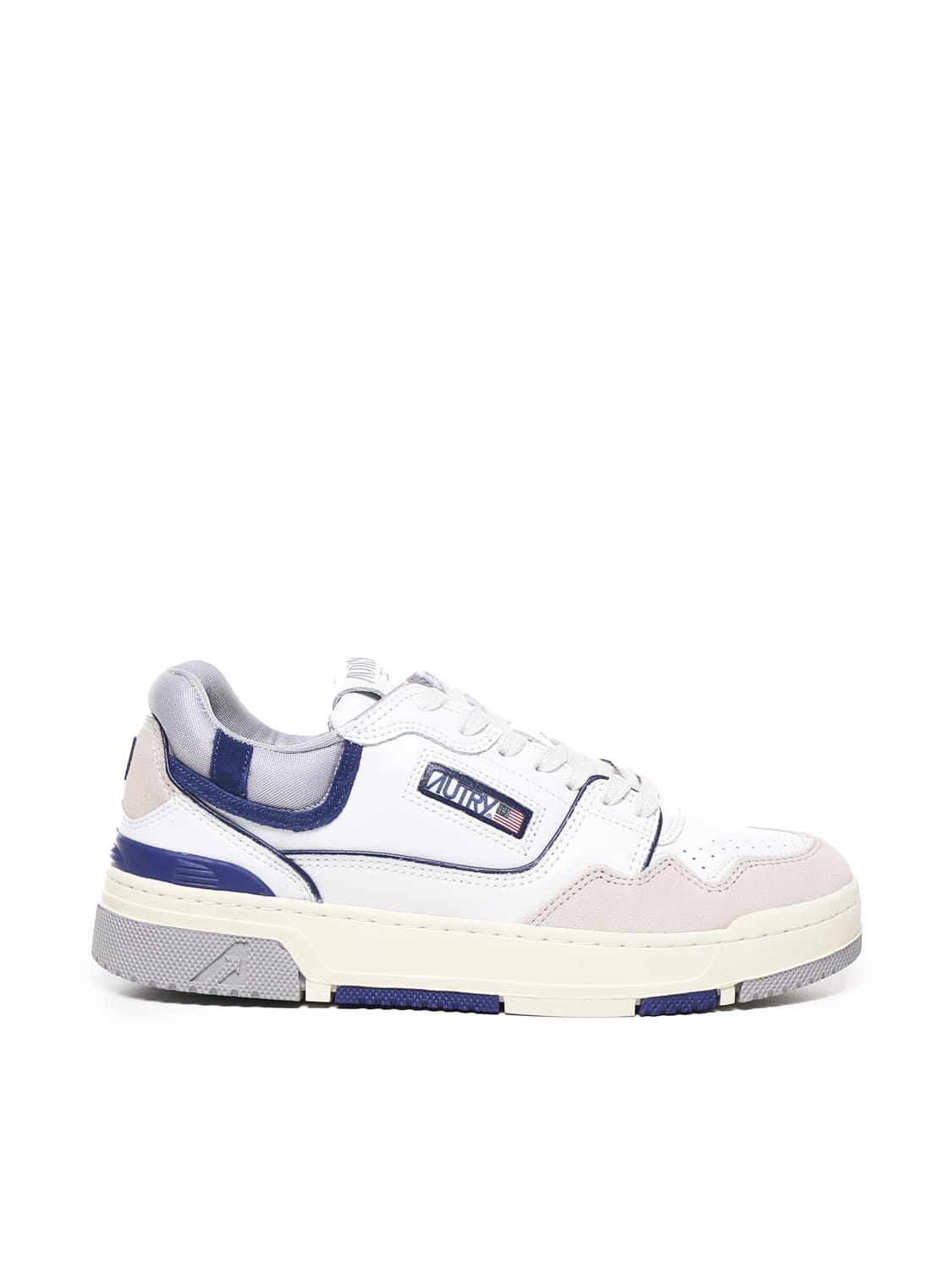 Shop Autry Sneakers Clc In Cowskin In White