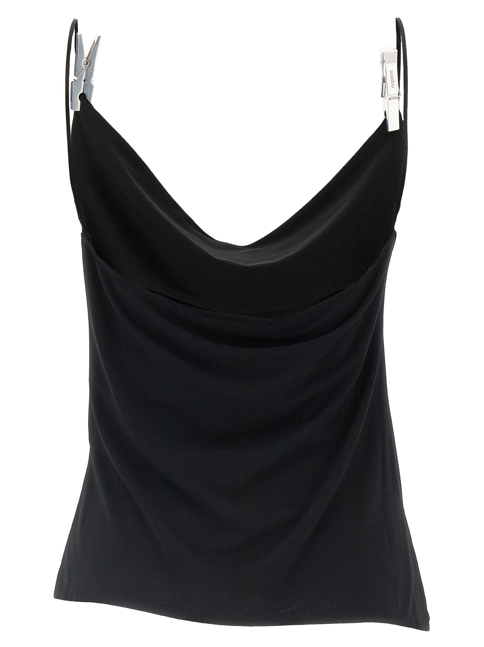 COPERNI DRAPED WASHING CLIP GALA TOP