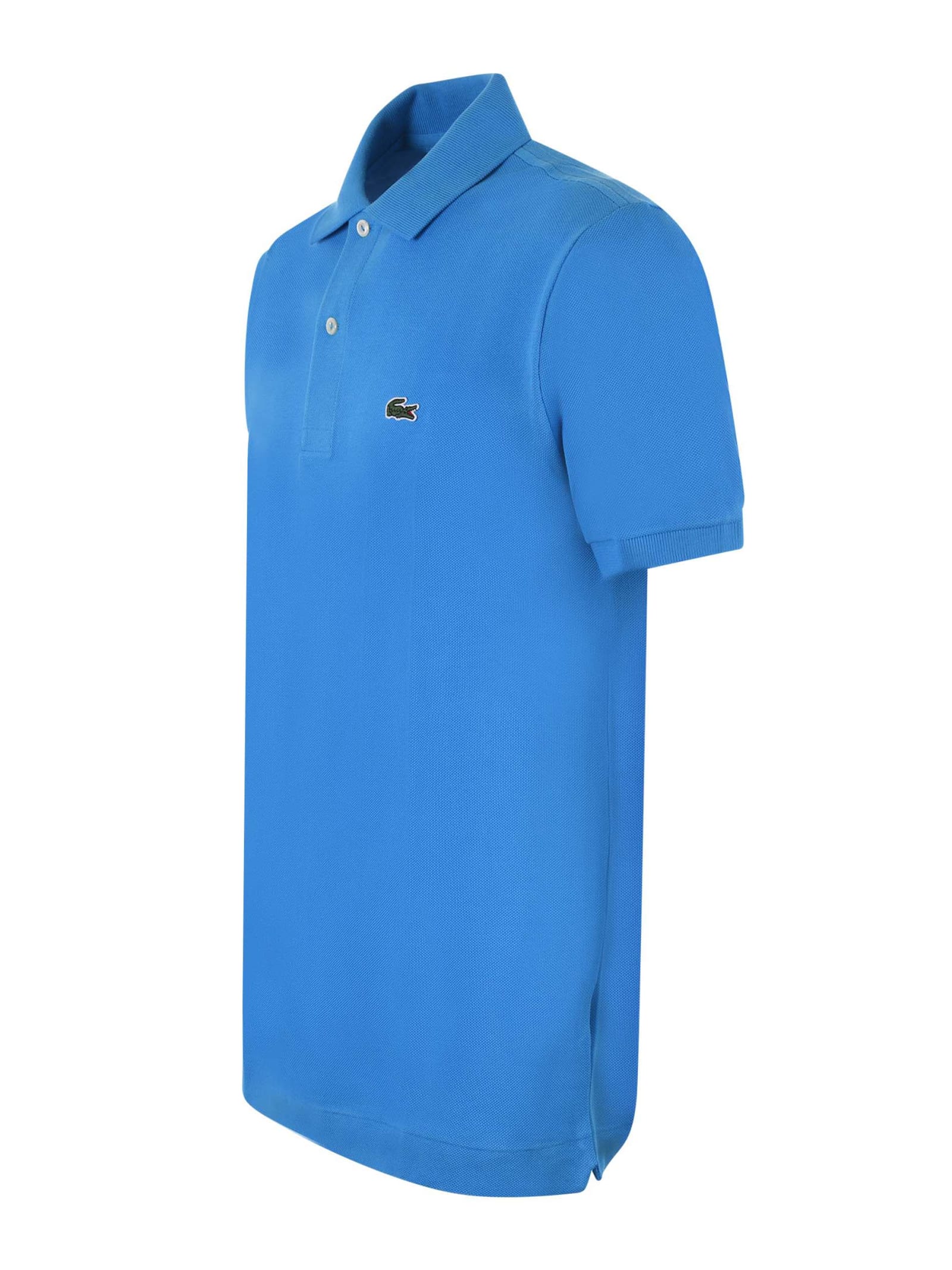 Shop Lacoste Polo Shirt In Azzurro