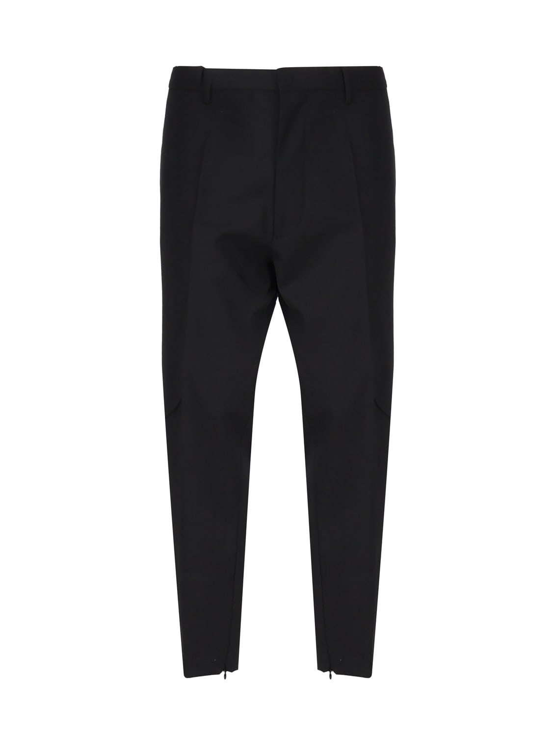 DSQUARED2 BLACK CROPPED TROUSERS