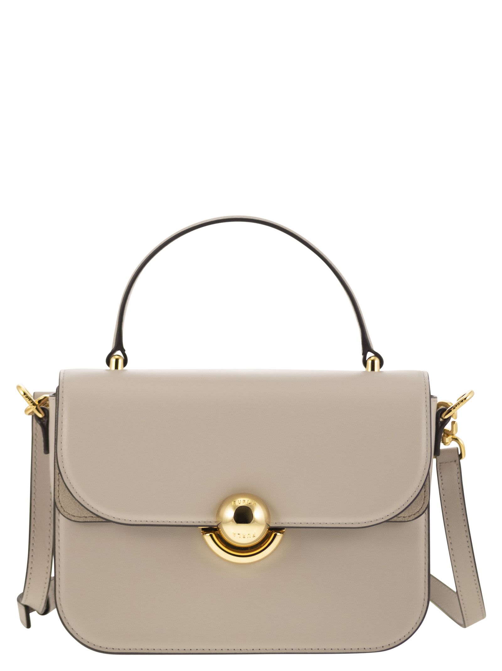 Shop Furla Sfera Mini - Cross Body Bag In Vanilla