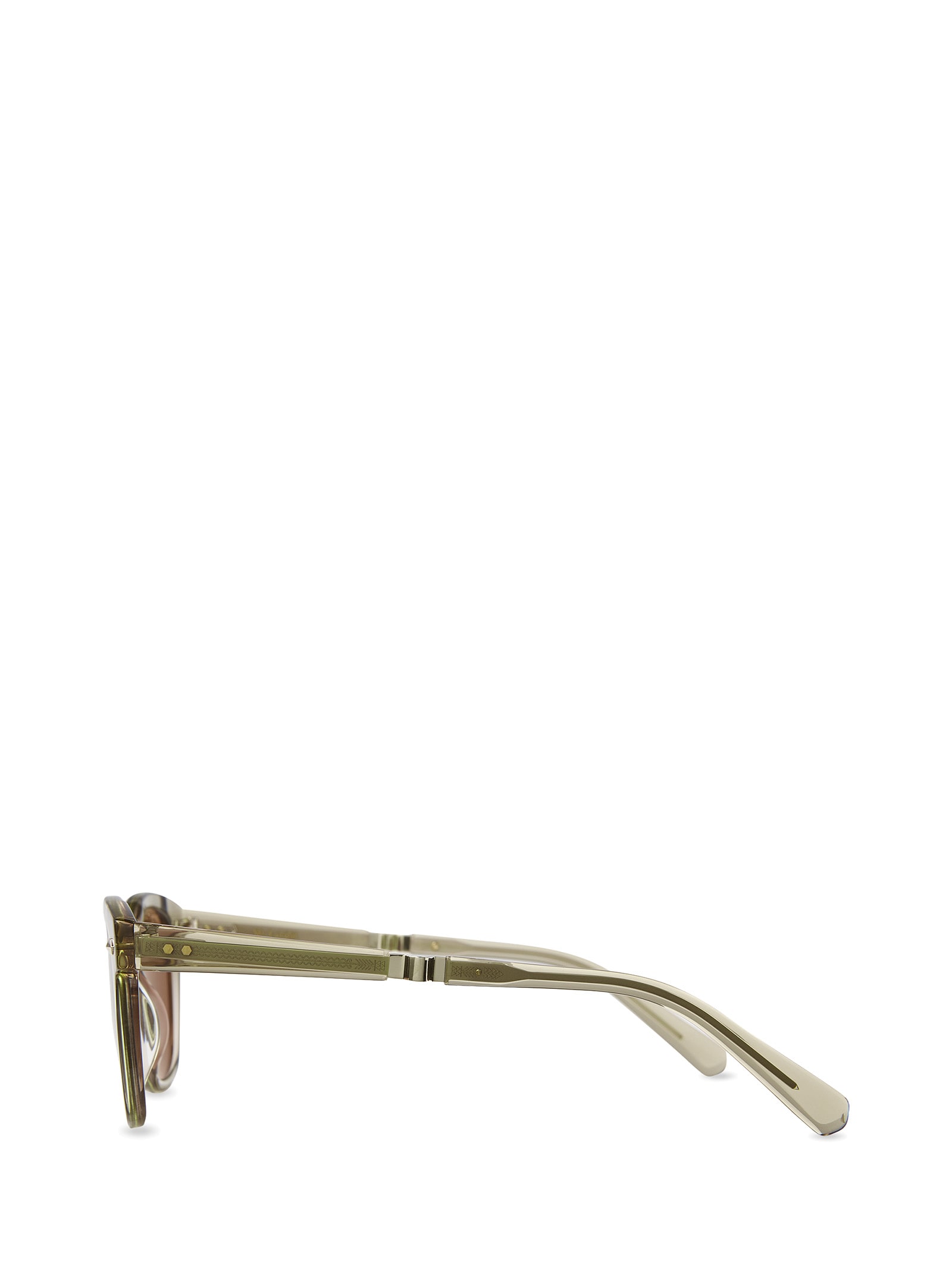 Shop Mr Leight Hanalei S Olivine-white Gold Sunglasses