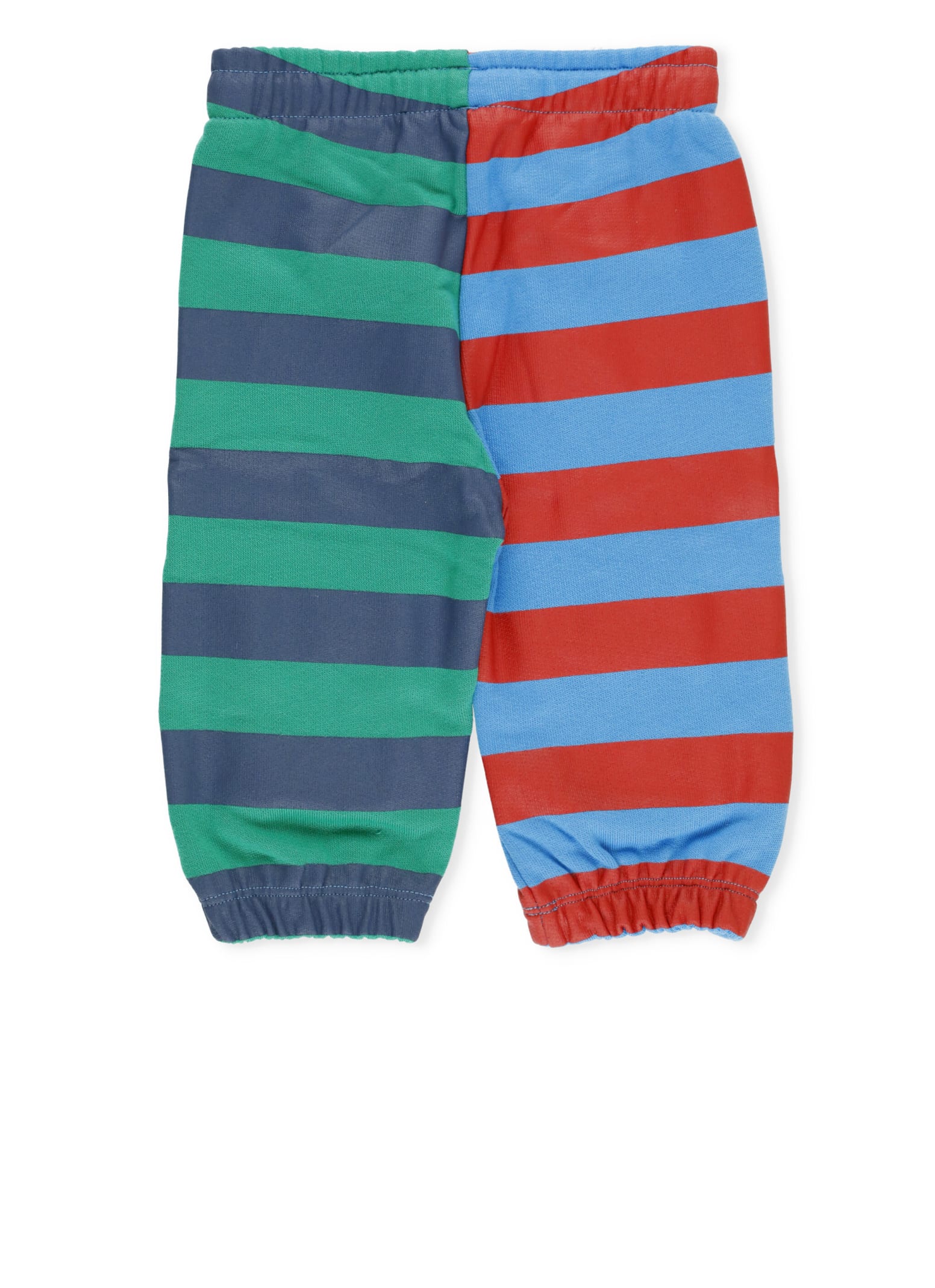 Shop Stella Mccartney Cotton Striped Pants In Multicolour